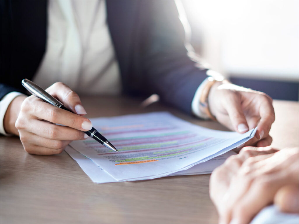 Signing a deal for professional ship management service